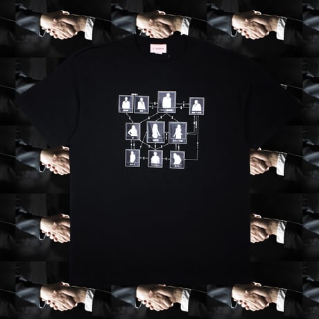 闇相関図Tシャツ⛓black