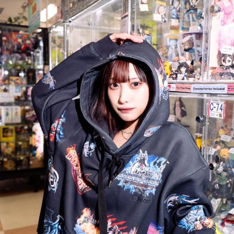 家庭科のドラゴン最強総柄パーカー🐲