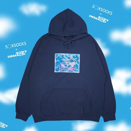 マジックミラー号覗き見パーカー🚛💙☁️navy