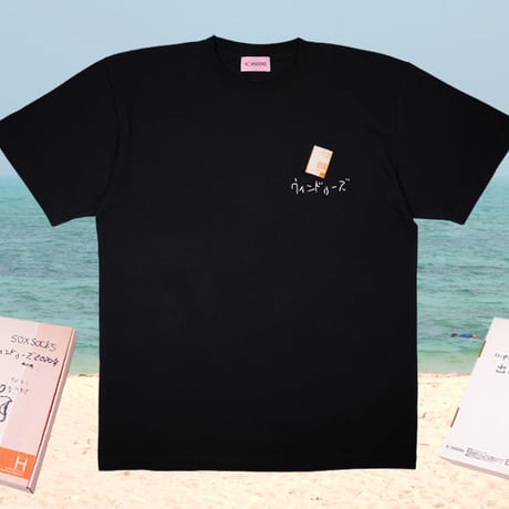 ウィンドゥーズTシャツ👰🏻black