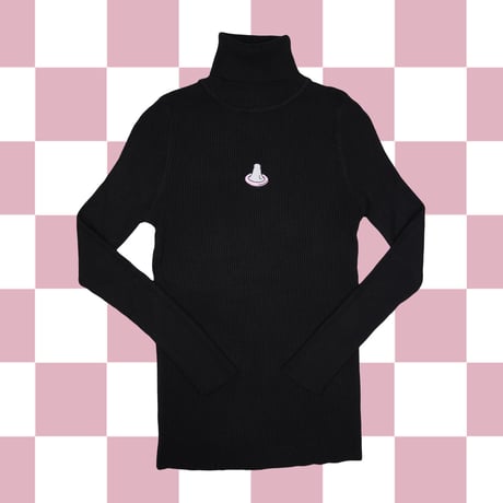 盛り塩ピチピチタートルネック🍼black