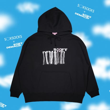 SODあの子のヘアーパーカー🚛💙☁️black