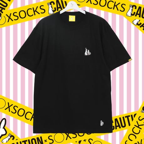 ティッシュB○Xに入った夢の盛り塩Tシャツ🐇black