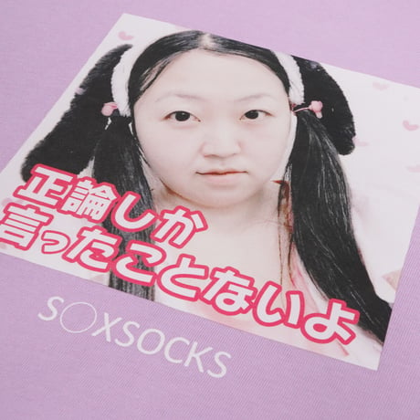 正論しか言ったことないよTシャツ 🌋purple