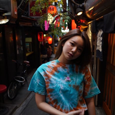 タイダイジャパニーズドリームTシャツ🌴lightblue