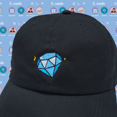 コッキーダイヤモンドキャップ🐬black