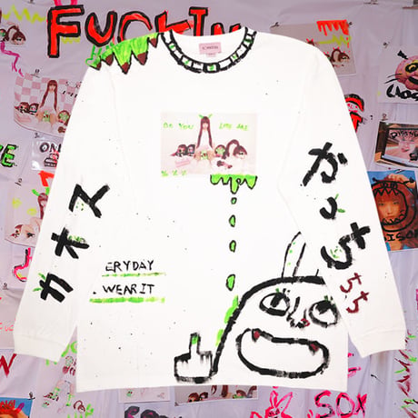 ナツカちゃんの世界観詰め込みロンT❤️3万円分ペイントver.1