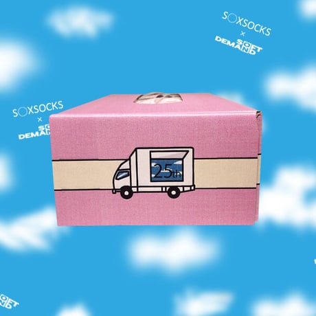SODあの子のヘアーTシャツ🚛💙☁️black