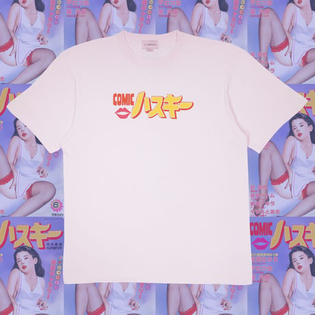 COMICハスキーTシャツ📚pink
