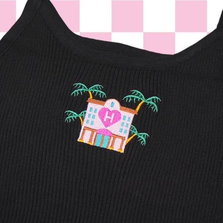 ジャパニーズドリームキャワスキャミ🌴black
