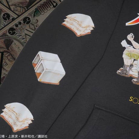 ハンチョウパーカー💴black