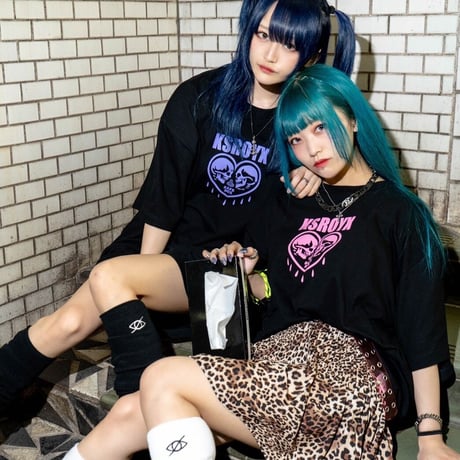 SAFE S◯X Tシャツ👁black/white