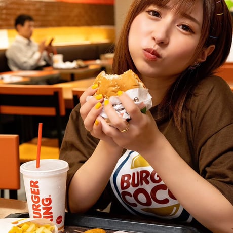 BURGER COCOTシャツ🍔brown