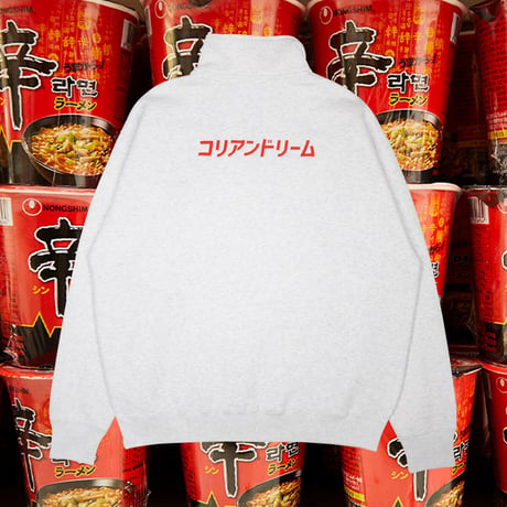 コリアンドリームハーフジップスウェット🍜grey
