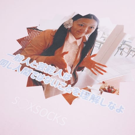 一般人と芸能人は同じ人間ではないことを理解しないよTシャツ🌋pink