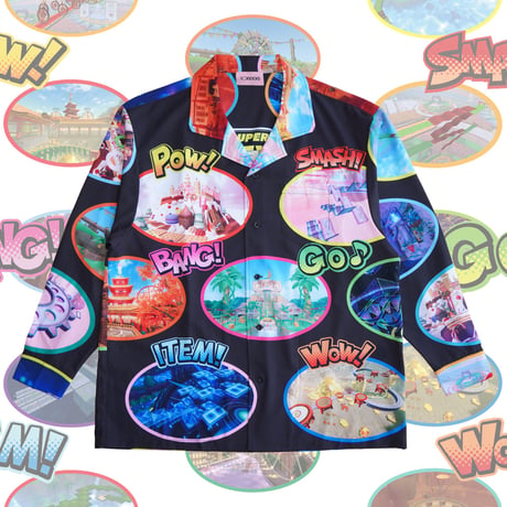 モンキーボールステージ総柄シャツ🍌