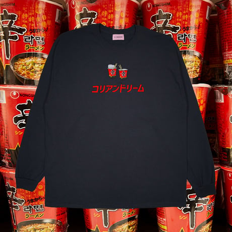 コリアンドリームロンT🍜black