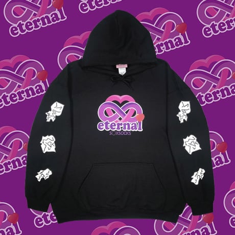 萌え萌えキュンキュンeternalコラボパーカー🎀black