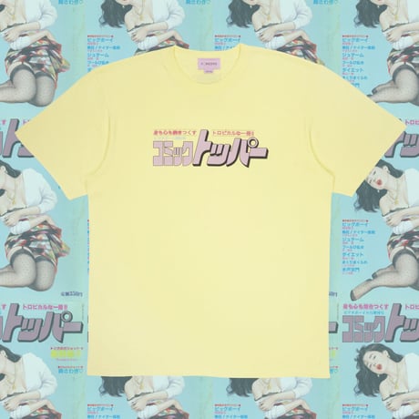 コミックトッパーTシャツ 📚yellow