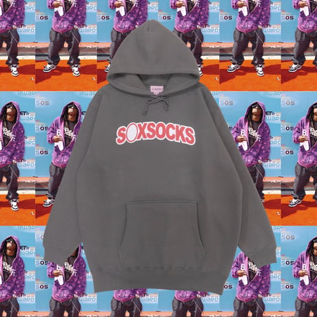 やっち確定モコモコパーカー🆔grey