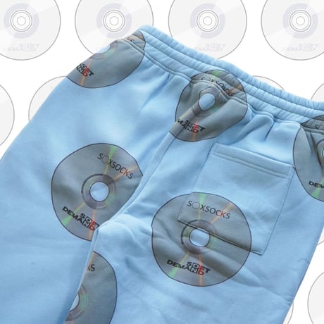 SOD DVD柄スウェットパンツ📀blue