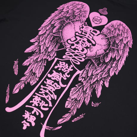 SAFE S◯X Tシャツ👁black/pink