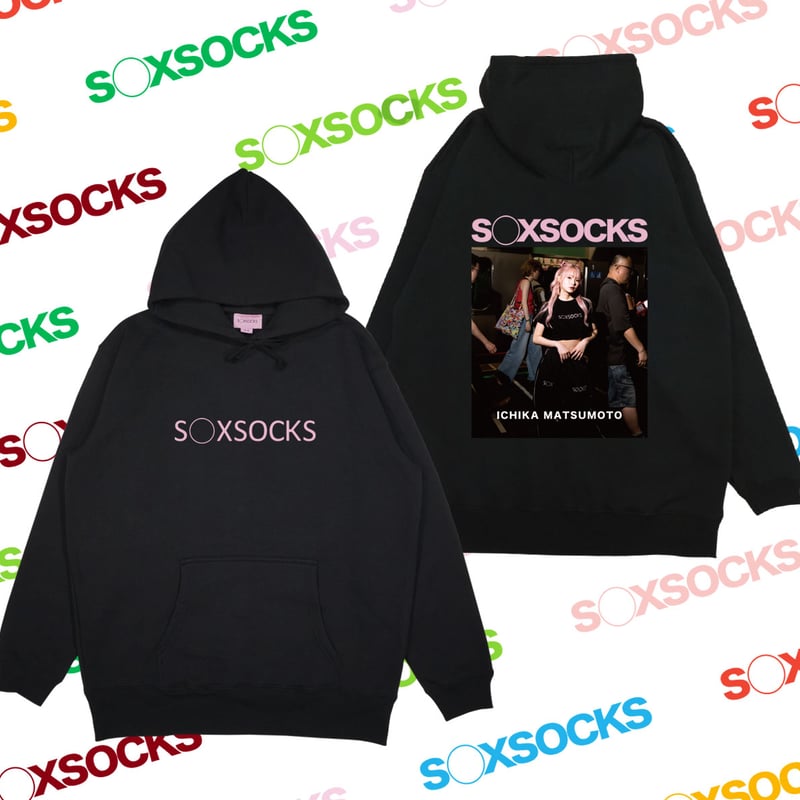 新品 SOXSOCKS やっち確定 パーカー M 大阪限定 モコパー ジェラピケ やっち確定松本いちかパーカー🌐 | S◯XSOCKS