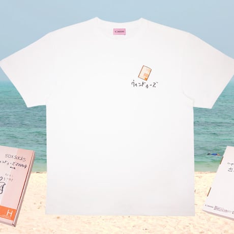 ウィンドゥーズTシャツ👰🏻white