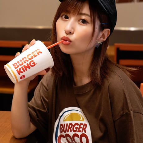 BURGER COCOTシャツ🍔brown