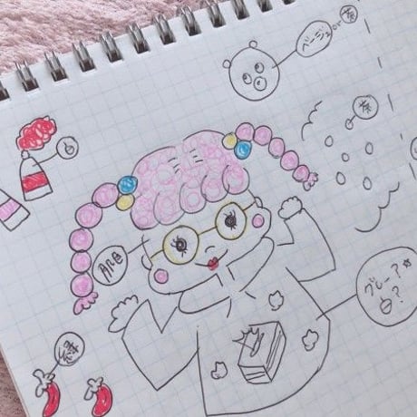 ひかぷぅイラストパーカー🌶納豆カラー