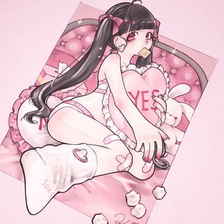 やっち確定やみかわいいロンT🎀pink