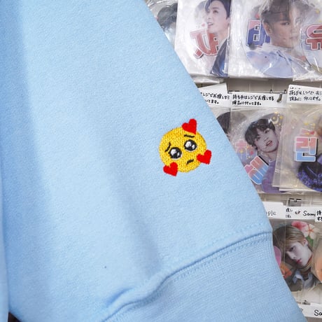 おしぴがしゅきパーカー🥺lightblue