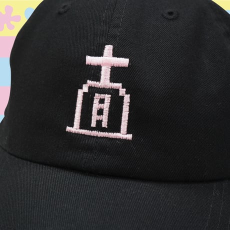 月墓地キャップ🥚black