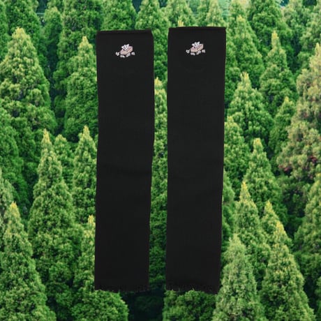 花粉症のティッシュレッグオーマー🧦black