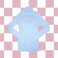 盛り塩ピチピチタートルネック🍼lightblue