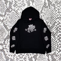 パイソン柄マストアイテムパーカー🖤black