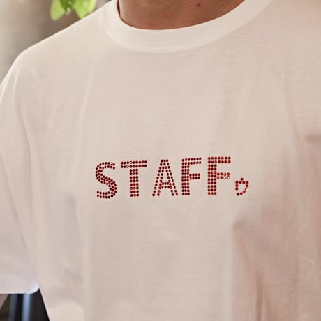 STAFFゥTシャツ😎white