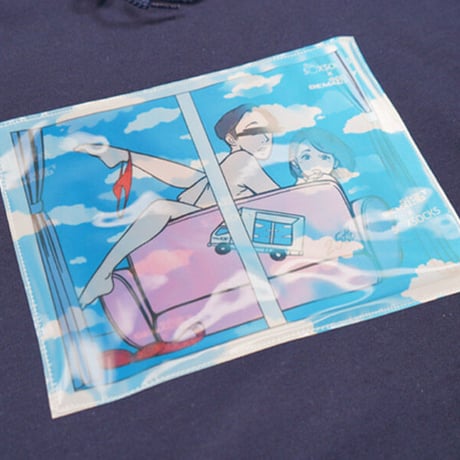 マジックミラー号覗き見パーカー🚛💙☁️navy