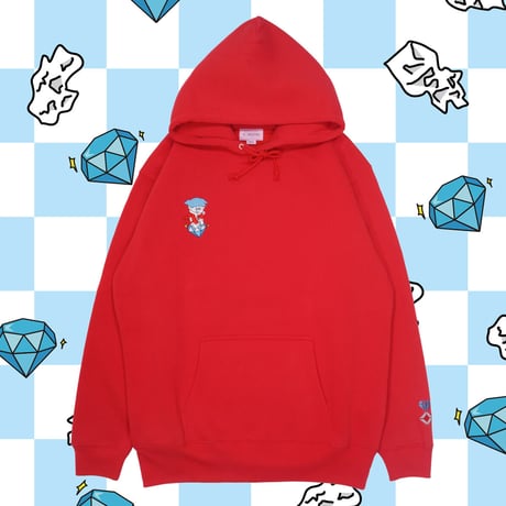 水色しんりゃ君パーカー限定カラーver.💎red