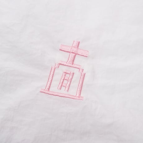 月墓地エコバッグ🥚white