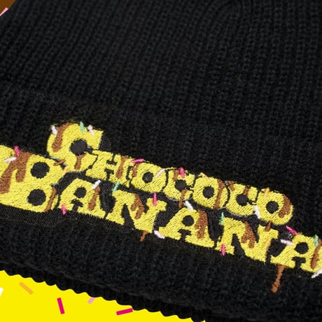 CHOCOCOBANANA ニットキャップ🍌 black