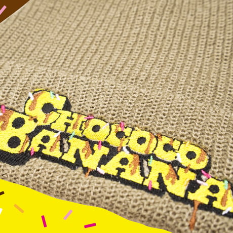 CHOCOCOBANANA ニットキャップ🍌moca