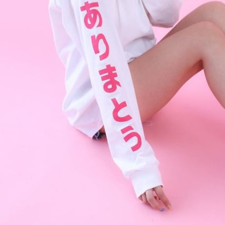 ありまとうかまいいロンT🌶white