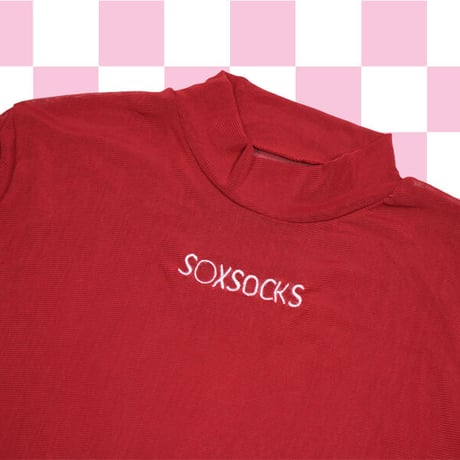 やっち確定スケスケセクシーロングTシャツ🏩 burgundy