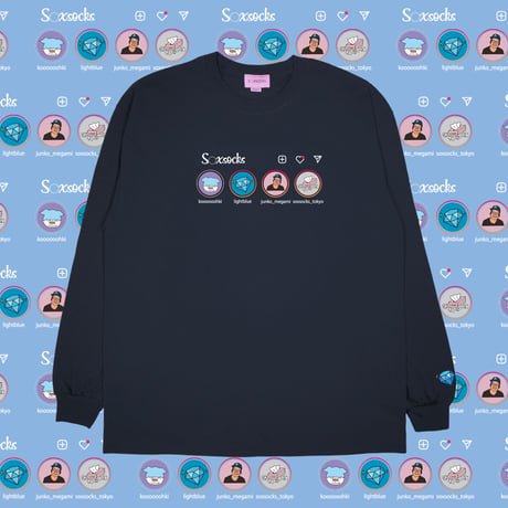 ソソスタグラムロンT🐬black
