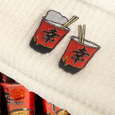 コリアンドリームニットキャップ🍜white