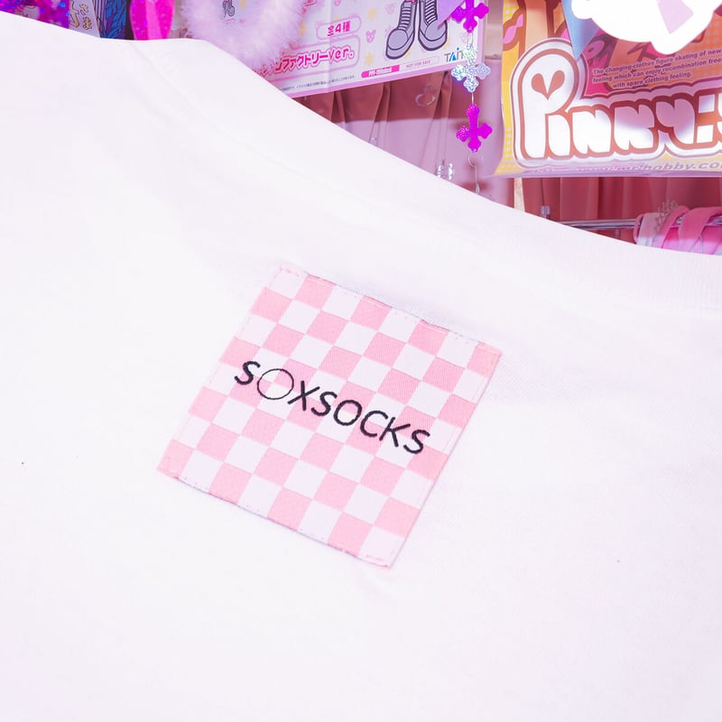 やっち確定メンヘラチャンTシャツ✡️white | S◯XSOCKS