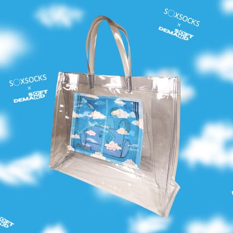 マジックミラー号覗き見クリアバッグ🚛💙☁️clear