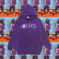 やっち確定モコモコパーカー🆔purple