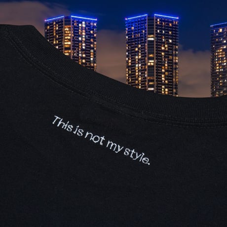 夜の方程式Tシャツ🧖🏾‍♂️black